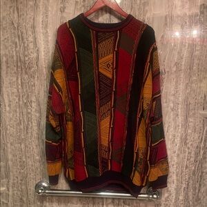 Le Tigre Colorful Patchwork Crewneck Sweater It’s A COSBY Sweater!